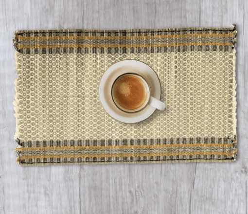 Handmade Dining Table Mats in Green (Set of 2/4/6) | Eco Friendly Tableware Sustainably Handwoven from Natural Grass - Image 5